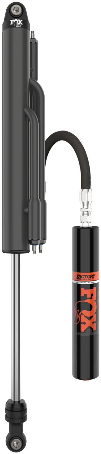 Fox 2.5 Factory Series w/ External Bypass Remote Reservoir 4 Tube Shocks 981-25-421-L