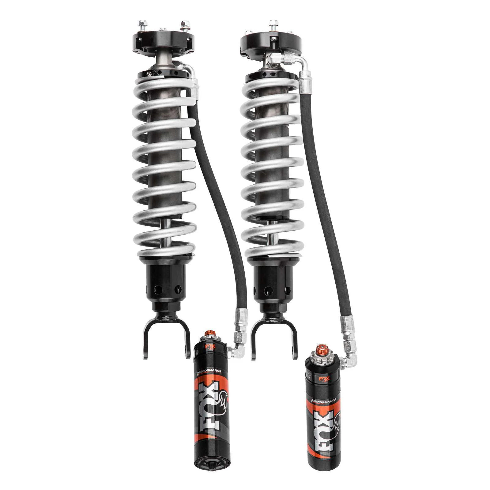 Fox 2.5 Performance Elite Adjustable Coilover w/ Reservoir Front Pair for 2022-2024 Toyota Tundra 4WD RWD w/0-3" lift