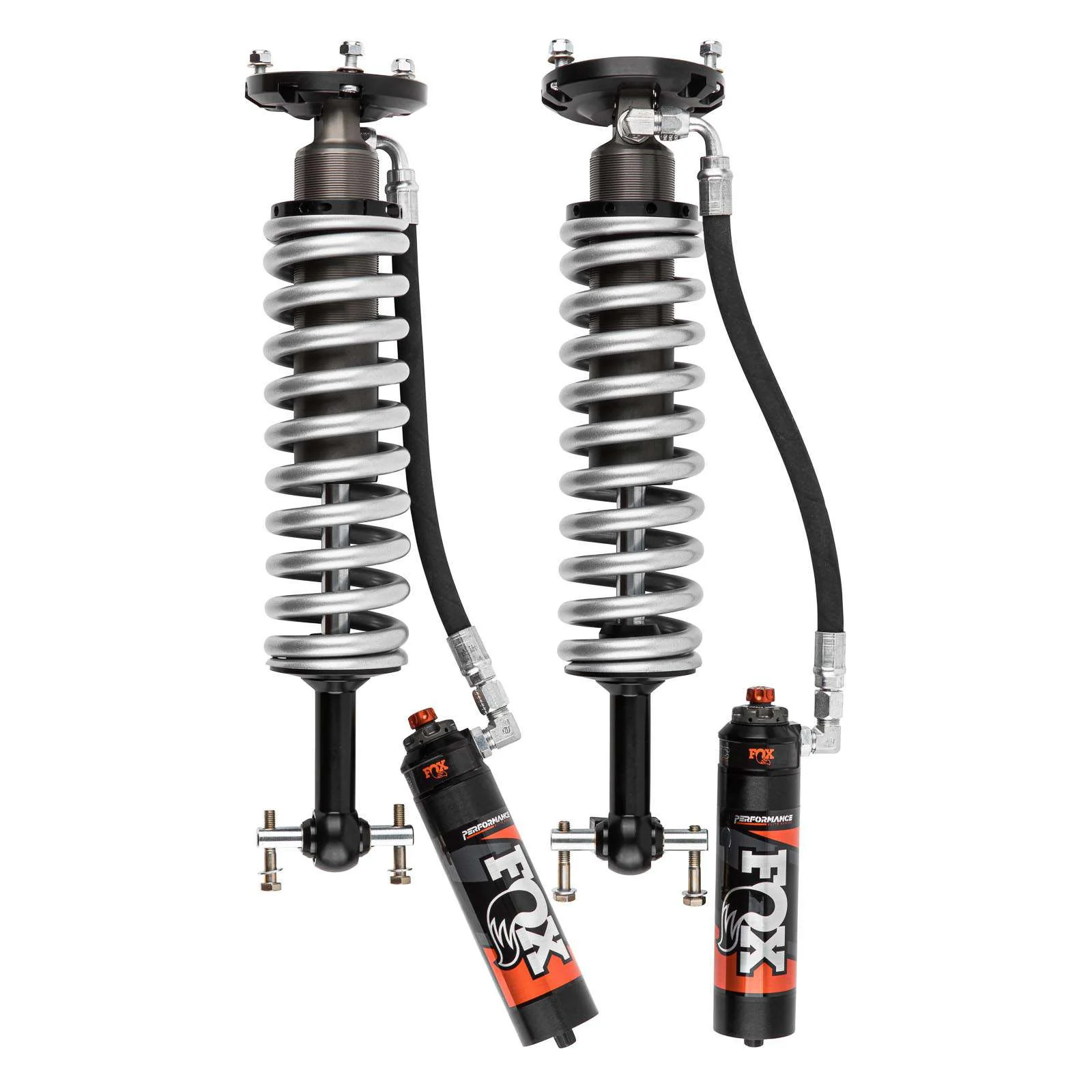 Fox 2.5 Performance Elite Adjustable Coilover w/ Reservoir Front Pair for 2022 GMC Sierra 1500 Limited - Image 2