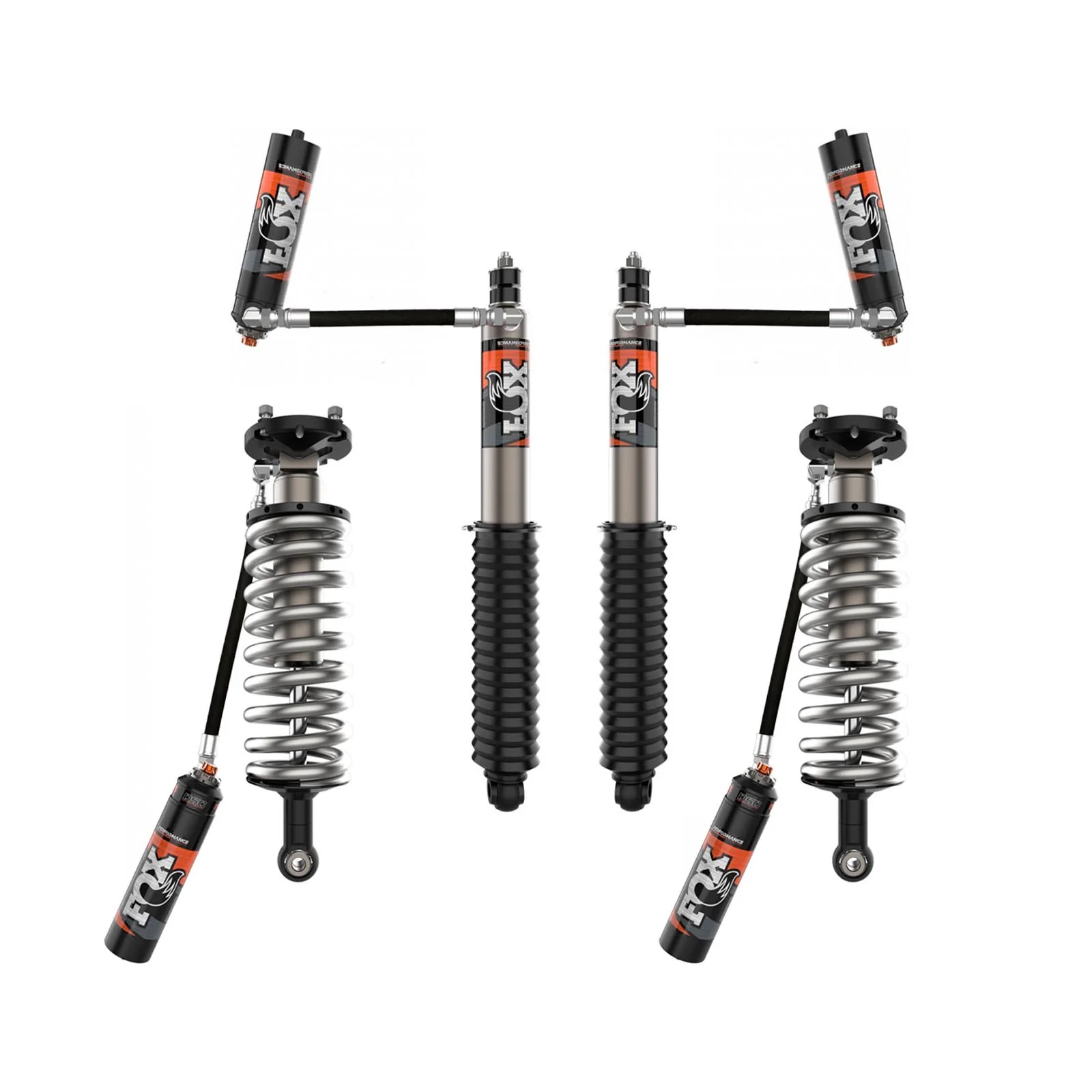 Fox 2.5 Performance Elite Adjustable Coilover w/ Reservoir + Rear Shocks Set for 2022-2024 Toyota Tundra 4WD RWD w/ UCA - Image 3