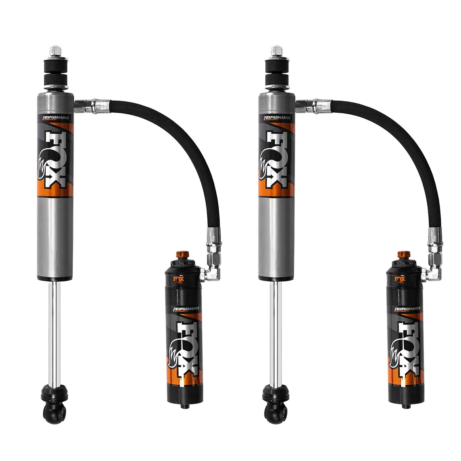 Fox 2.5 Performance Elite Adjustable w/ Reservoir Shocks Front Pair for 2017-2024 Ford F350 Super Duty 4WD - Image 2