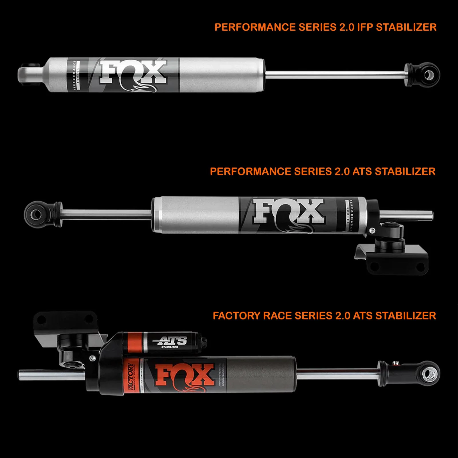 Fox 2.5 Performance Series HTO Shocks Set for 2014-2025 Ram 2500 HD - Image 2