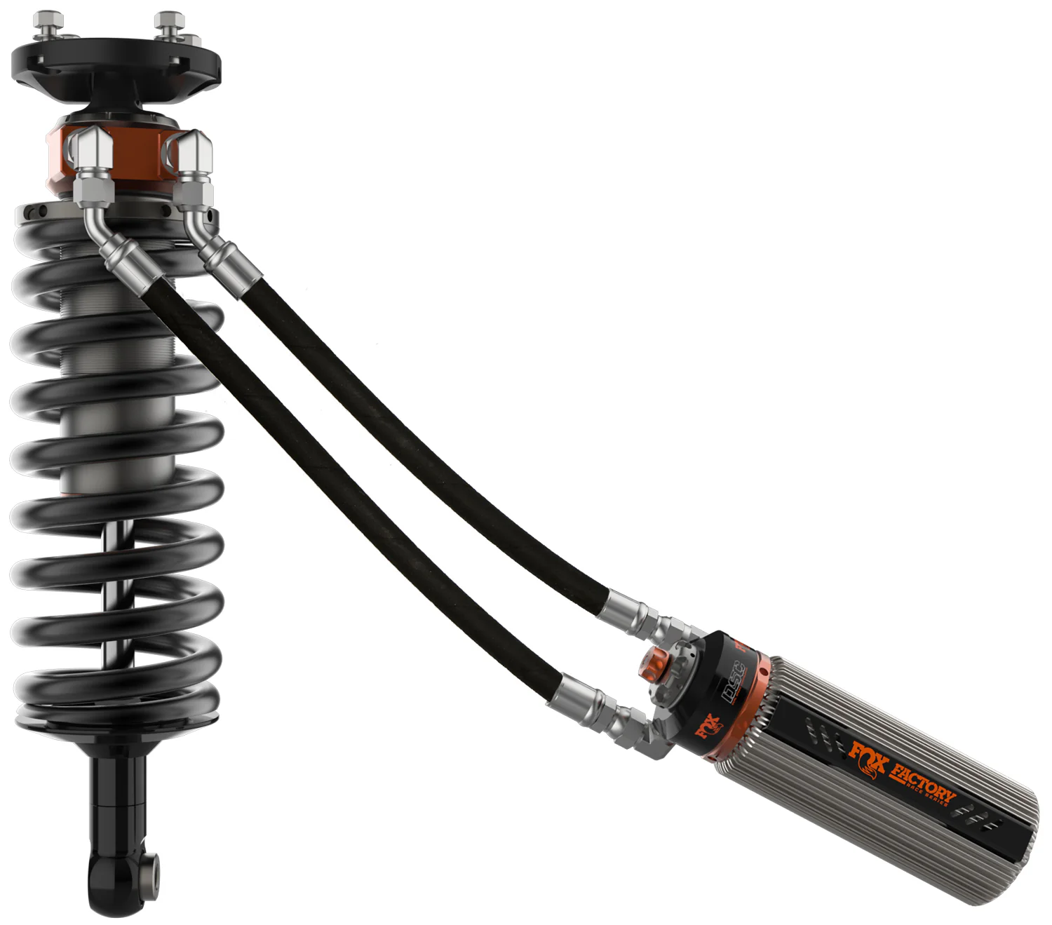 Fox 3.0 Factory Race adjustable Coilovers w/ IBP Remote Reservoir Coilover Shocks Front Pair for 2022-2024 Toyota Tundra w/2-2.25" lift w/ UCA