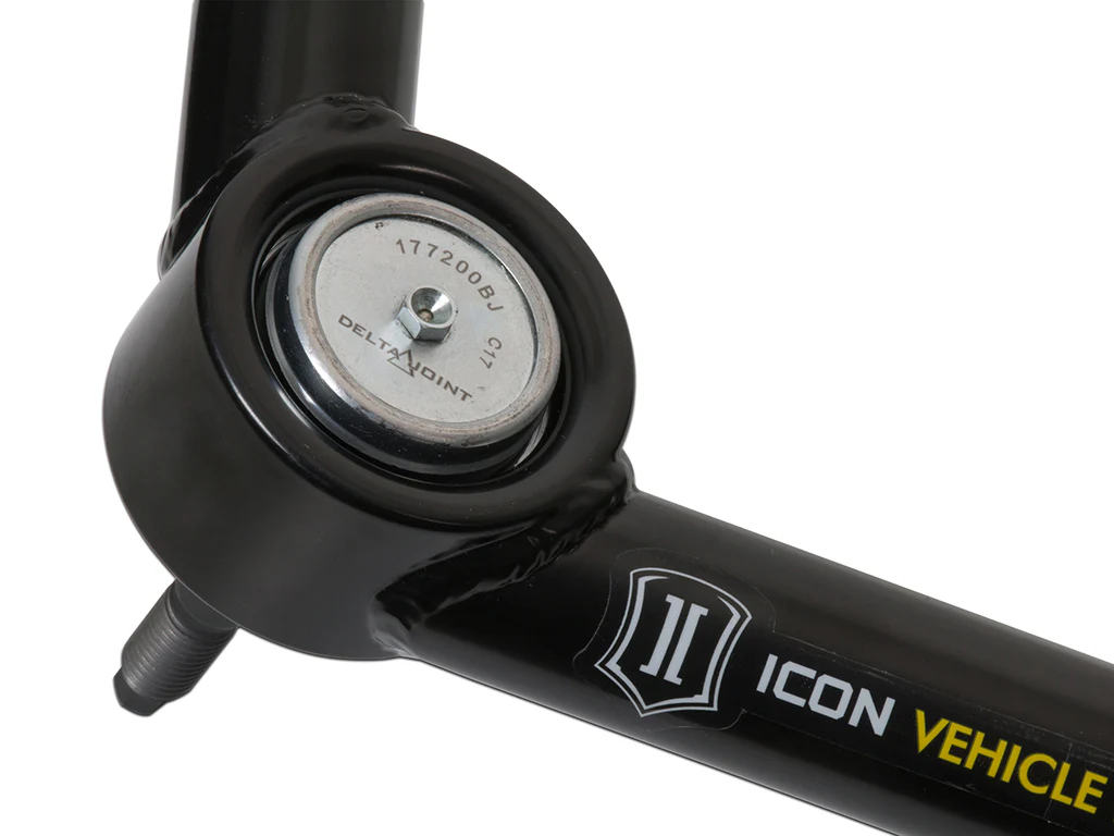 Icon 0-2" 2.5 Front CDCV Reservoir Shocks System w/ UCA Kit for 2011-2019 GMC Sierra 2500 HD 4WD RWD - Image 3