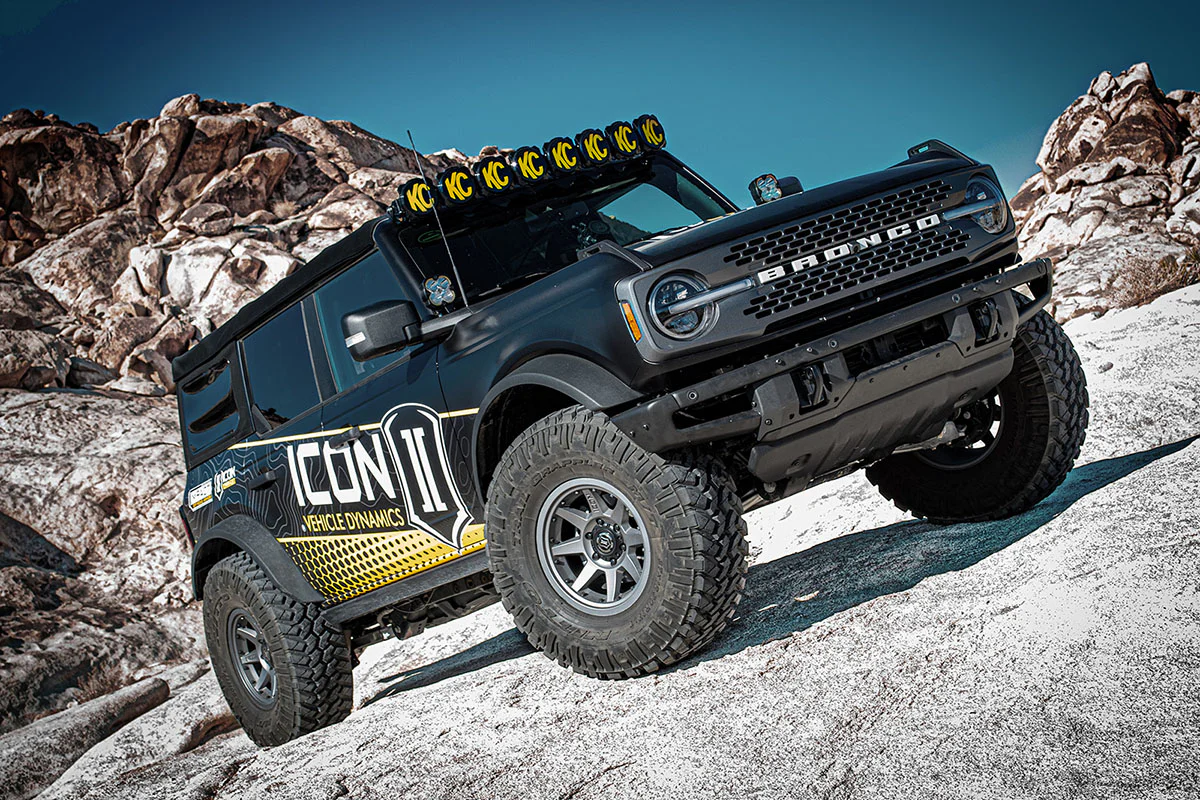 Icon 3-4" Lift Stage 7 Suspension System CDXS Tubular Kit for 2021-2023 Ford Bronco - Image 2