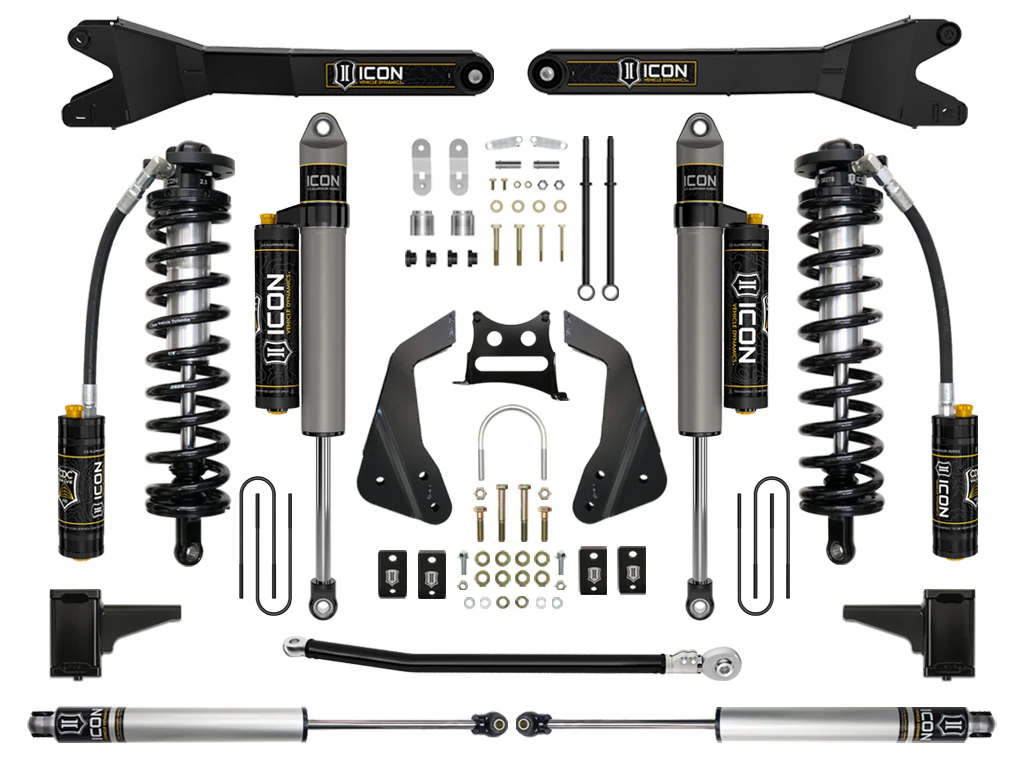 Icon 4-5.5" Coilover Conversion System Stage 5 Kit for 2005-2007 Ford F350 Super Duty 4WD - Image 2