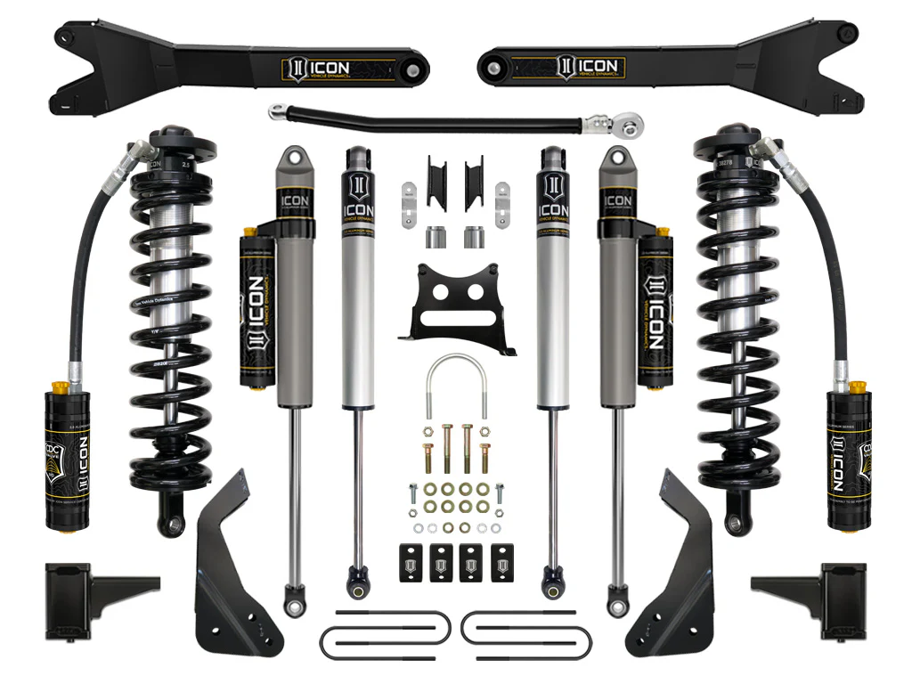 Icon 4.5-5" Coilover Conversion System Stage 5 Kit for 2008-2010 Ford F350 Super Duty 4WD - Image 2