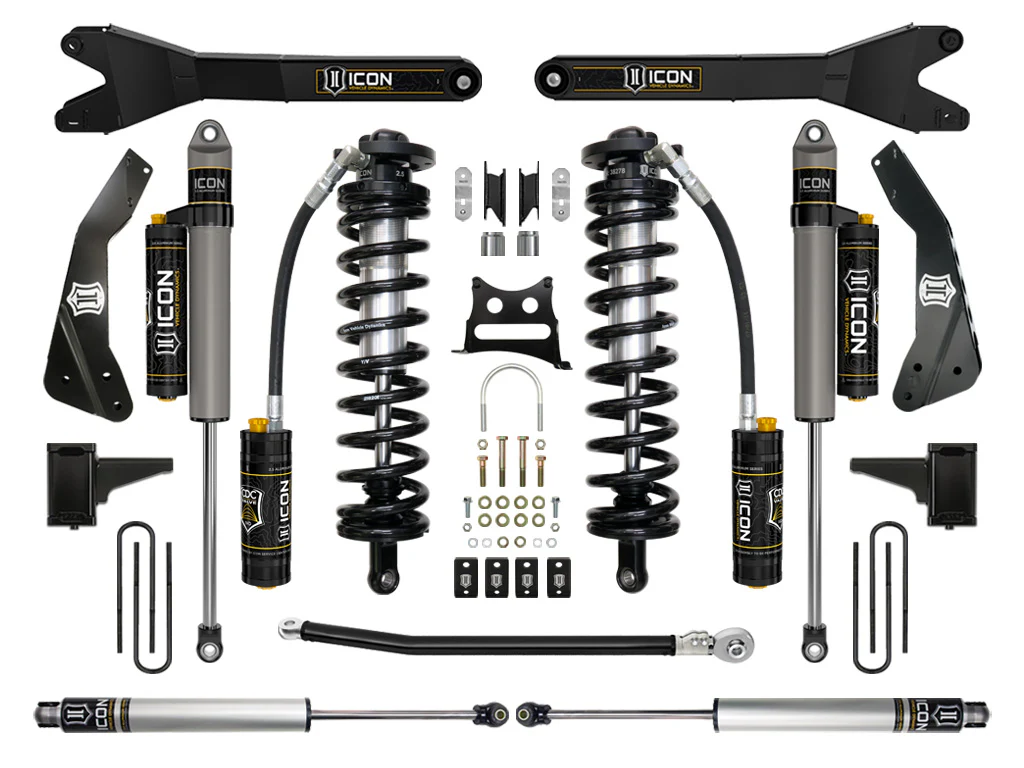 Icon 4.5-5" Coilover Conversion System Stage 5 Kit for 2011-2016 Ford F250 Super Duty 4WD - Image 2