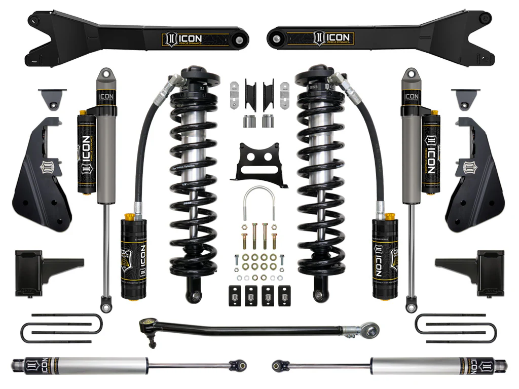 Icon 4-5.5" Coilover Conversion System Stage 5 Kit for 2017-2019 Ford F250 Super Duty 4WD - Image 2