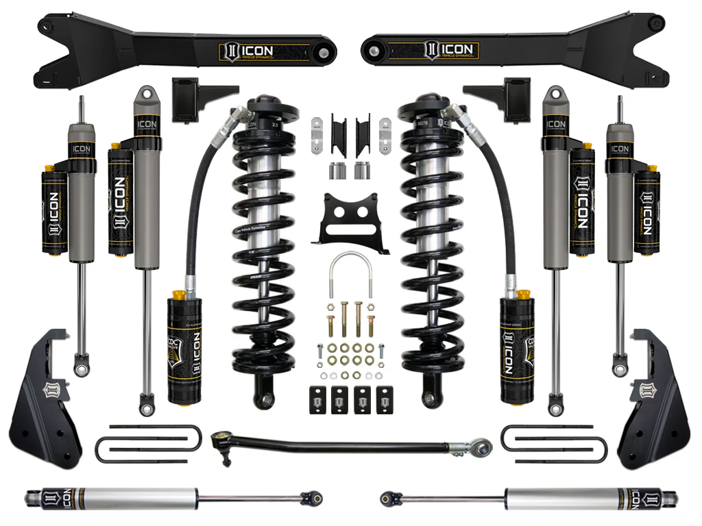 Icon 4-5.5" Coilover Conversion System Stage 6 Kit for 2017-2019 Ford F250 Super Duty 4WD - Image 2