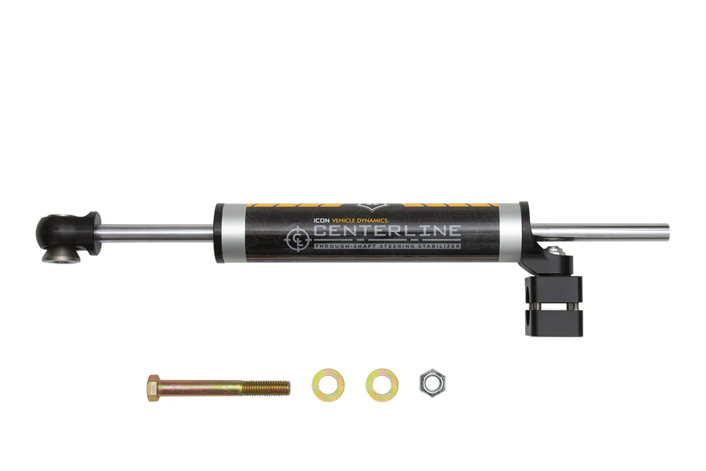 Icon Centerline Stabilizer Kit Steering Stabilizer for 2007-2018 Jeep Wrangler JK 4WD - Image 3