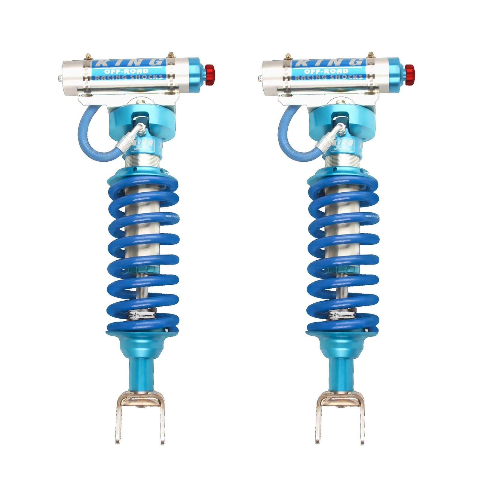 King Shocks 2.5 Performance Coilovers w/ Remote Reservoir Front Pair for 2006-2008 Dodge Ram 1500 4WD