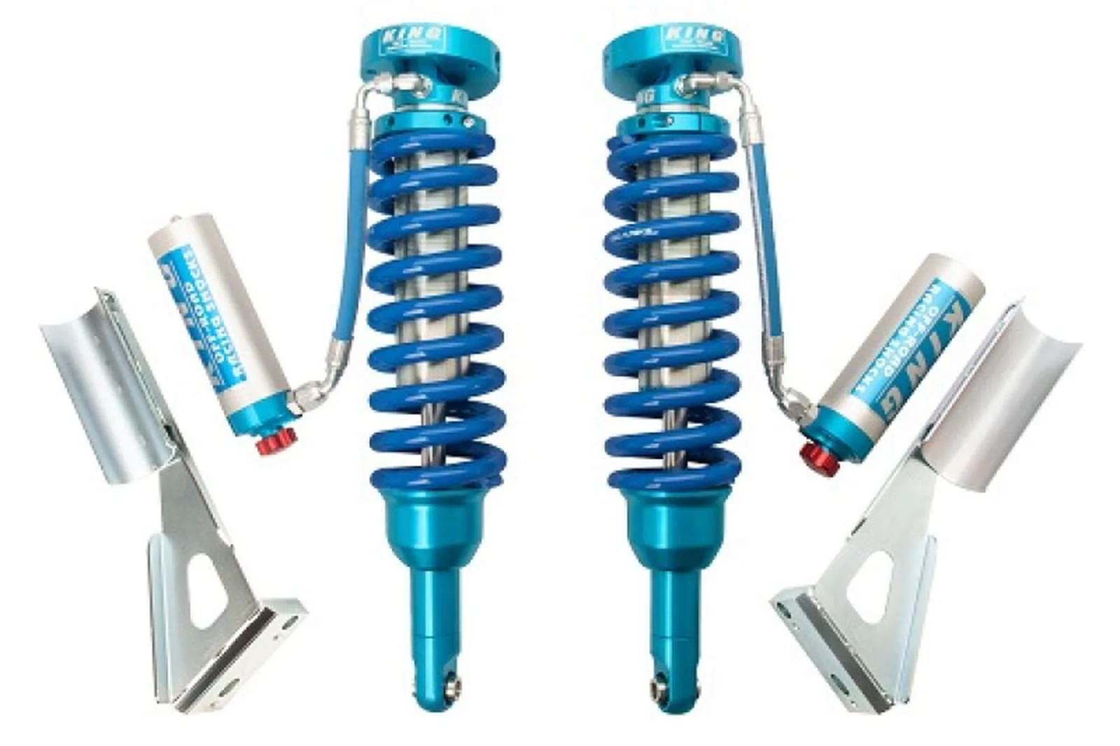 King Shocks 2.5 Performance Coilovers w/ Remote Reservoir Front Pair for 2006-2009 Toyota FJ Cruiser 4WD - Image 2