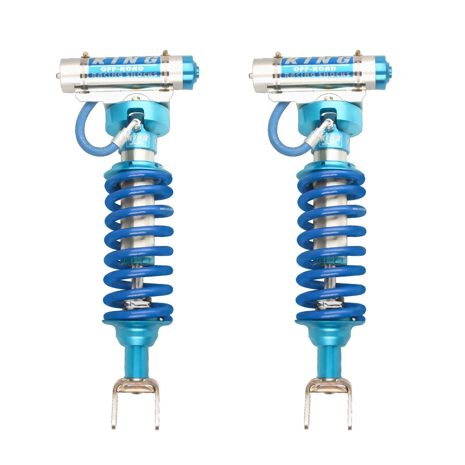King Shocks 2.5 Performance Coilovers w/ Remote Reservoir Front Pair for 2009-2018 Ram 1500 Gas 4WD w/0-3" lift - Image 3