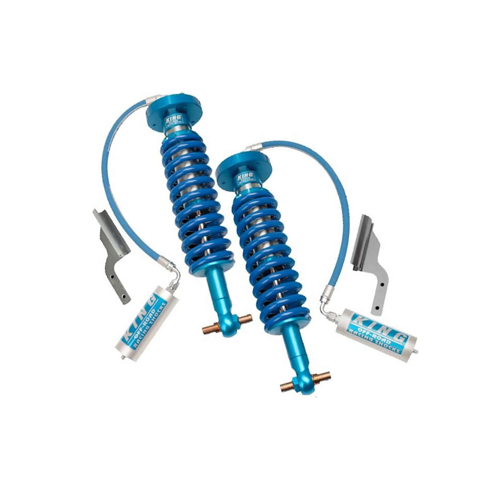 King Shocks 2.5 Performance Coilovers w/ Remote Reservoir Front Pair for 2015-2020 Ford F150 4WD w/0-3" lift