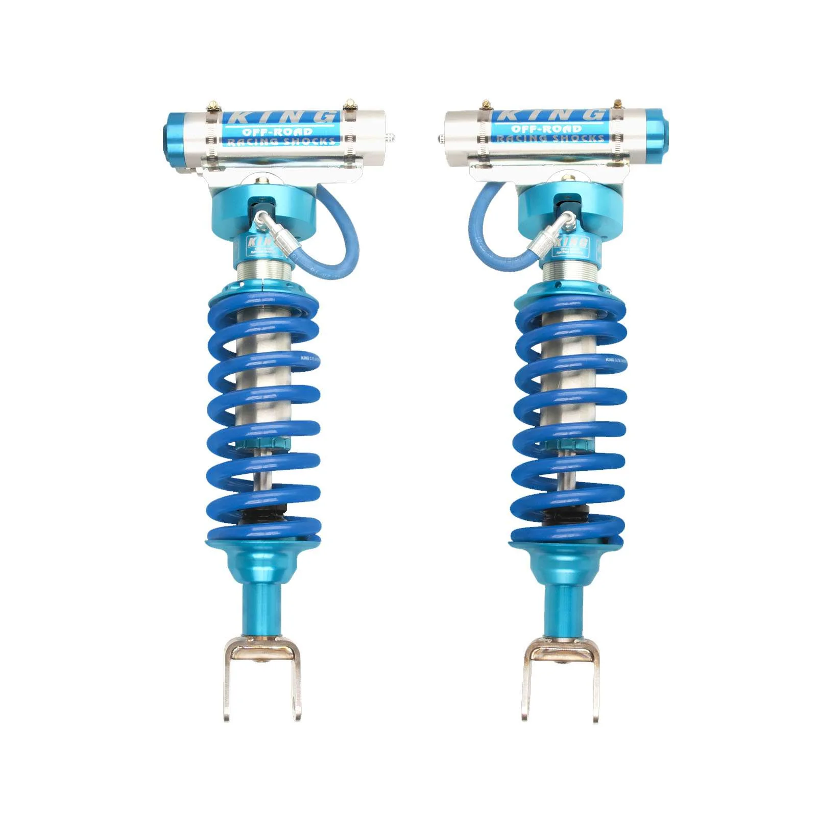 King Shocks 2.5 Performance Coilovers w/ Remote Reservoir Front Pair for 2019-2024 Ram 1500 4WD - Image 4