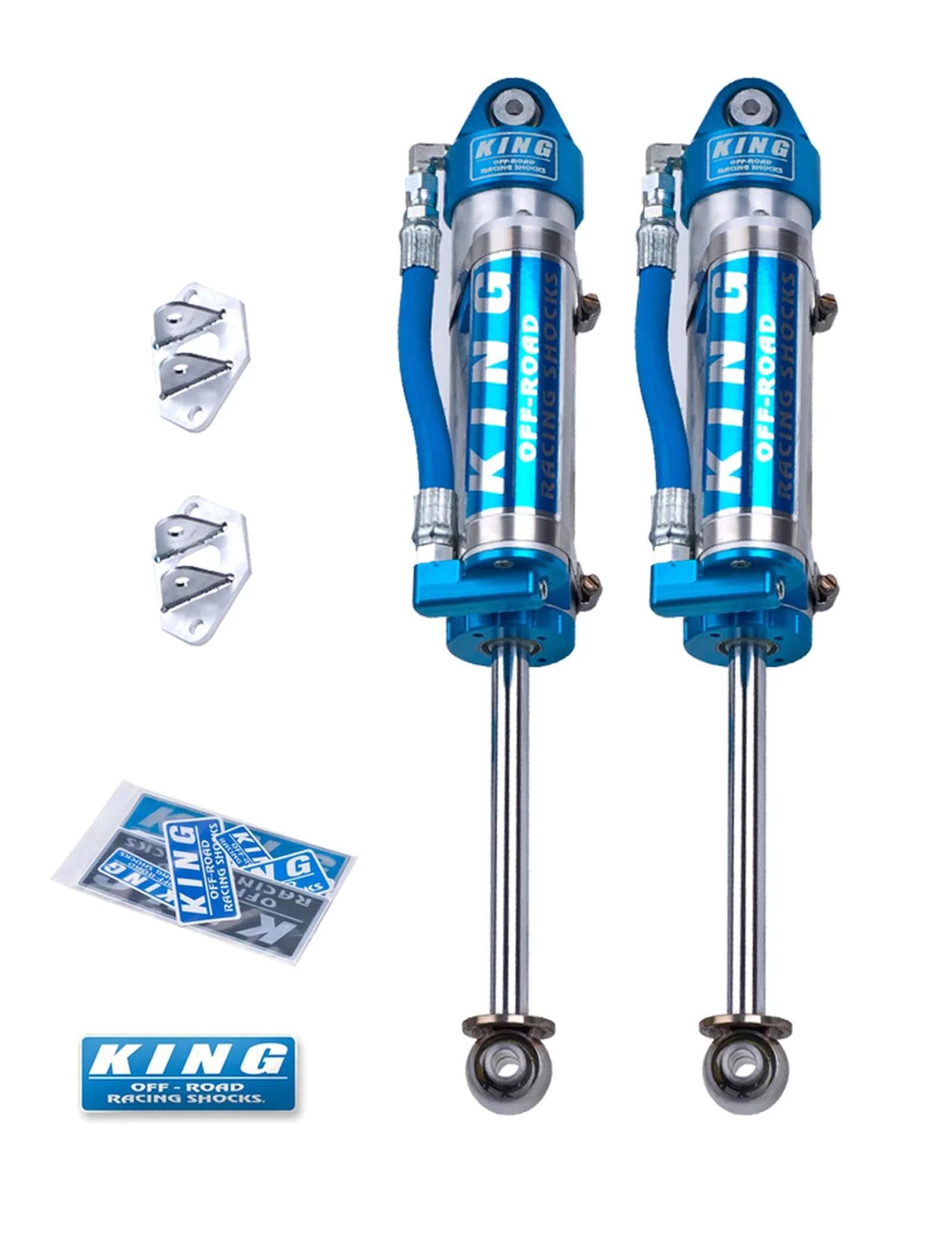 King Shocks 2.5 Performance Piggyback Adjustable Shocks Rear Pair for 2007-2018 Jeep Wrangler JK 4WD w/6" lift - Image 3