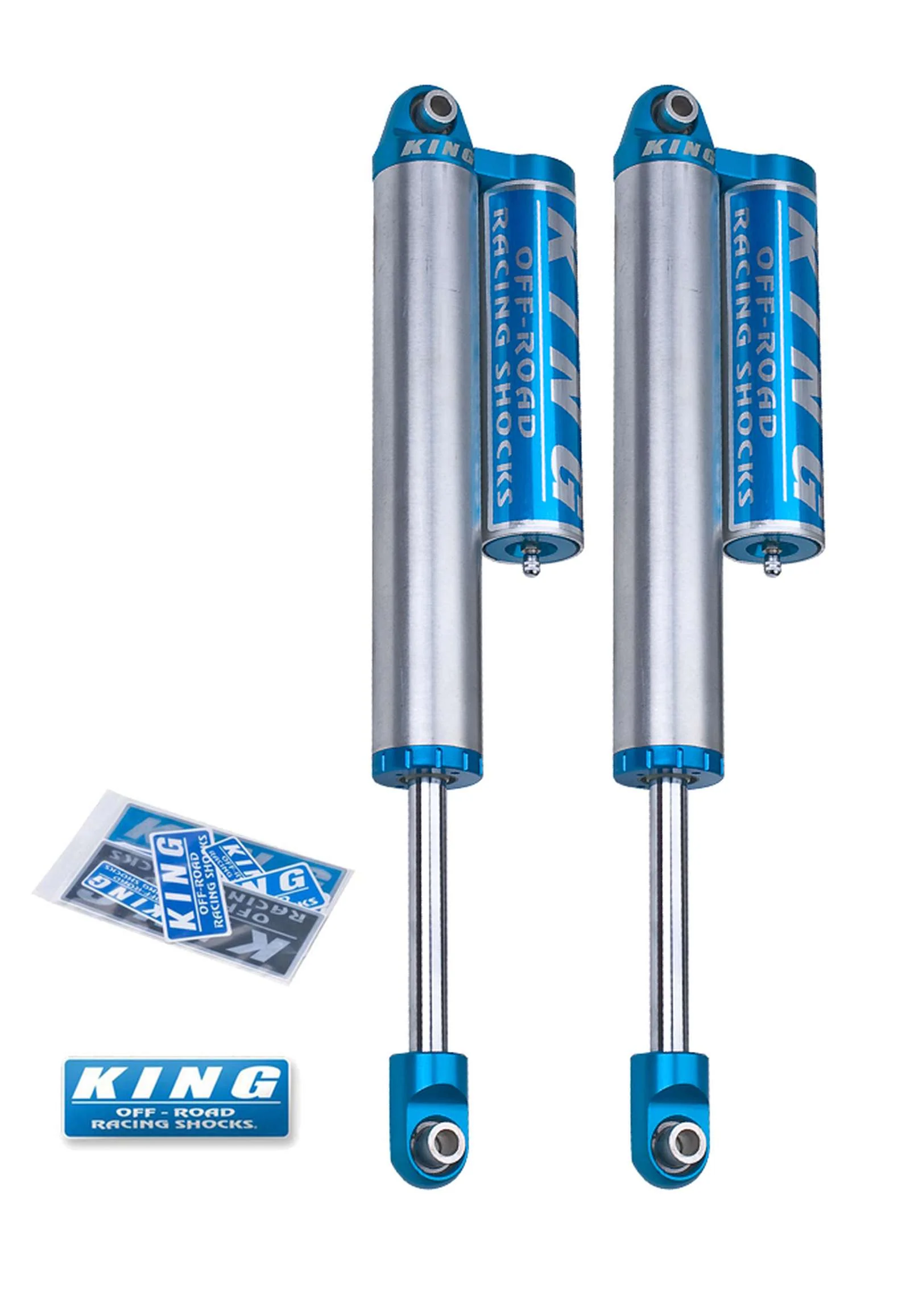 King Shocks 2.5 Performance Piggyback Shocks Rear Pair for 2000-2010 GMC Sierra 3500 HD 4WD