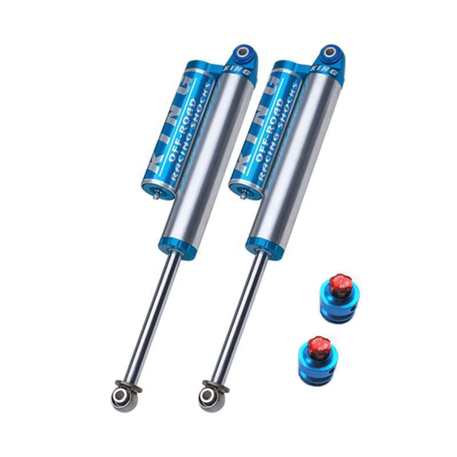King Shocks 2.5 Performance Piggyback Shocks Rear Pair for 2004-2015 Nissan Titan 4WD RWD - Image 2