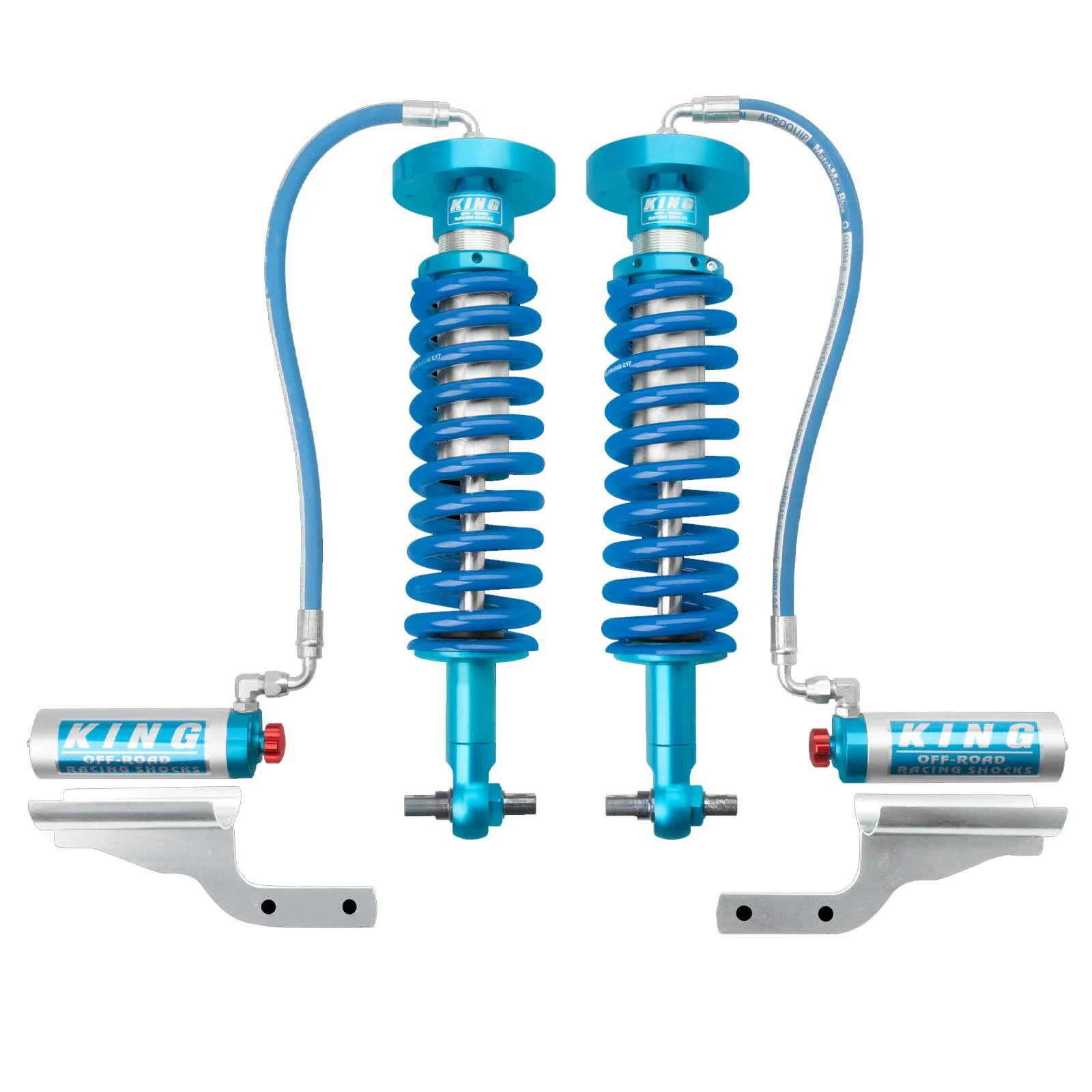 King Shocks 2.5 Performance Piggyback Shocks Rear Pair for 2015-2020 Ford F150 4WD RWD - Image 2