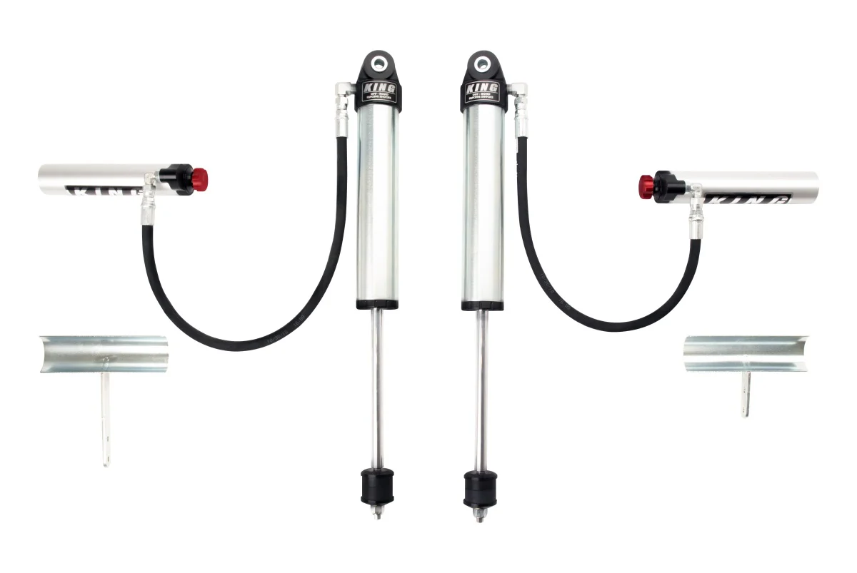 King Shocks 2.5 Performance w/ Adjustable Remote Reservoir Shocks Pair 25001-319A-OPT-OEM-1203