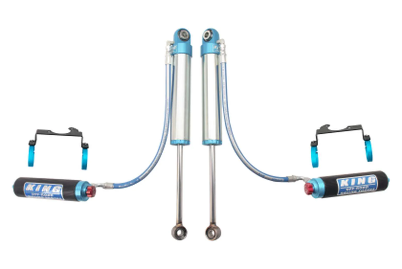 King Shocks 2.5 Performance w/ Fin Piggyback Reservoir Adjustable Shocks Rear Pair for 1997-2010 Nissan Patrol Y61 4WD w/2.5-5" lift - Image 4