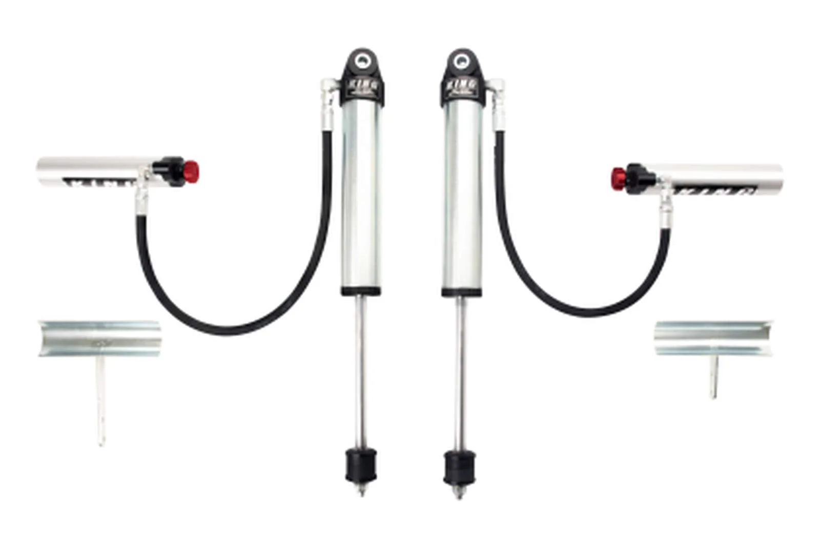 King Shocks 2.5 Performance w/ Remote Reservoir Shocks Front Pair for 2013-2020 Mercedes G Series 4WD