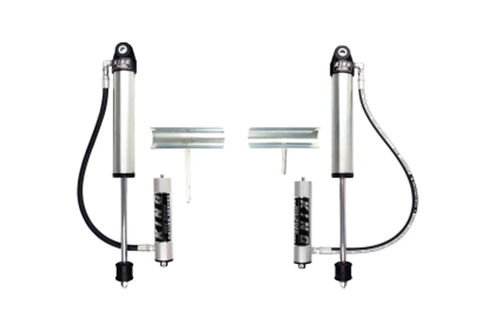 King Shocks 2.5 Performance w/ Remote Reservoir Shocks Front Pair for 2013-2020 Mercedes G Series 4WD - Image 2