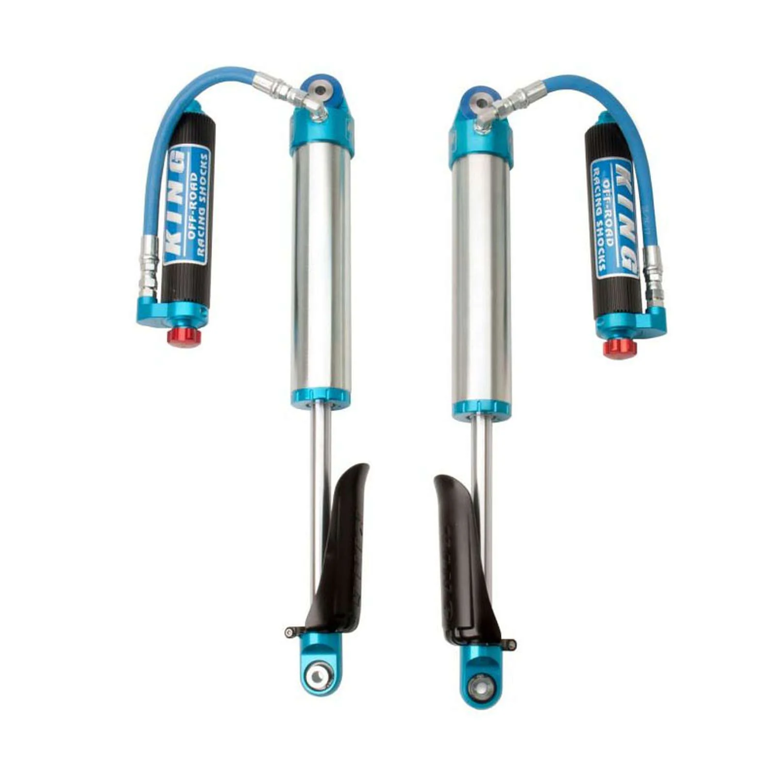 King Shocks 2.5 Performance w/ Remote Reservoir Shocks Front Pair for 2020-2024 Jeep Gladiator 4WD - Image 2