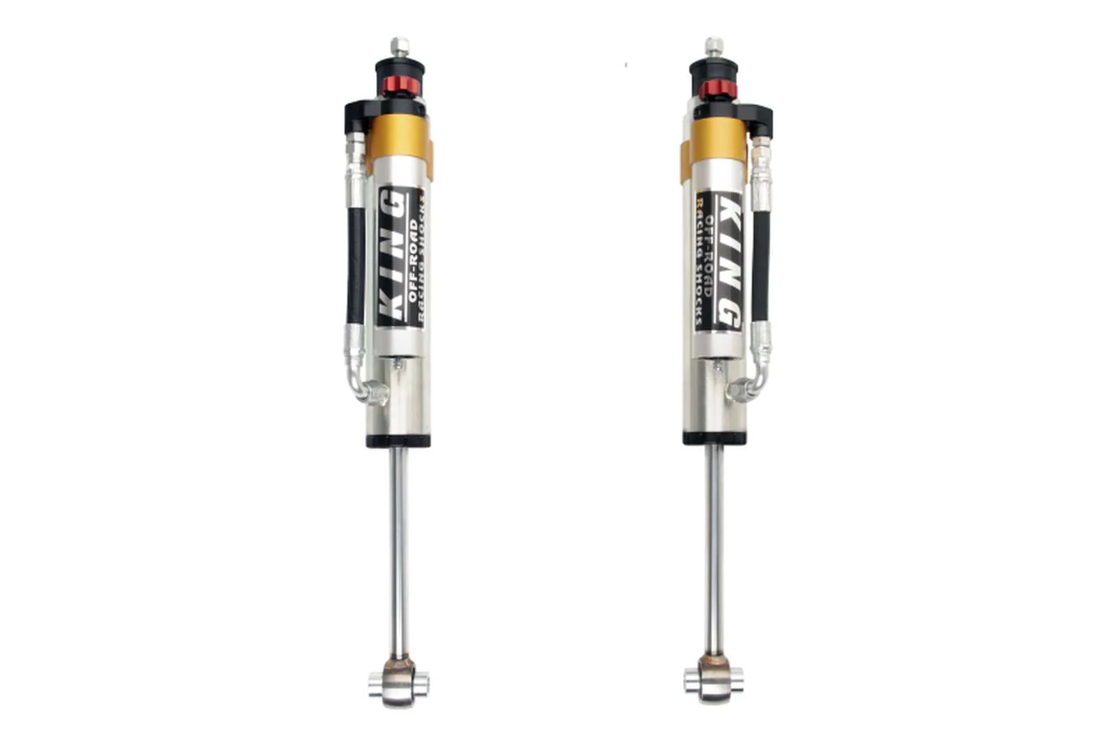 King Shocks 2.5 Performance w/ Remote Reservoir Shocks Rear Pair for 1990-2012 Mercedes G Series 4WD - Image 2