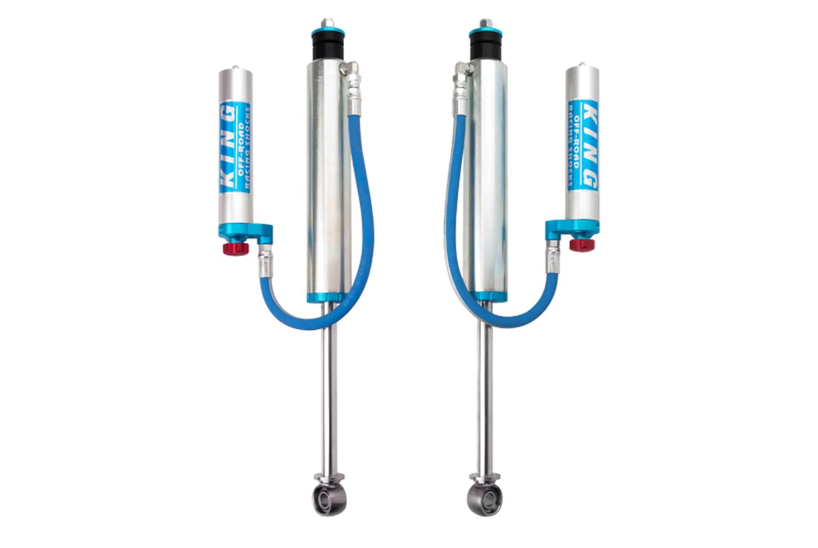 King Shocks 2.5 Performance w/ Remote Reservoir Shocks Rear Pair for 1998-2012 Toyota Land Cruiser 100 4WD - Image 2