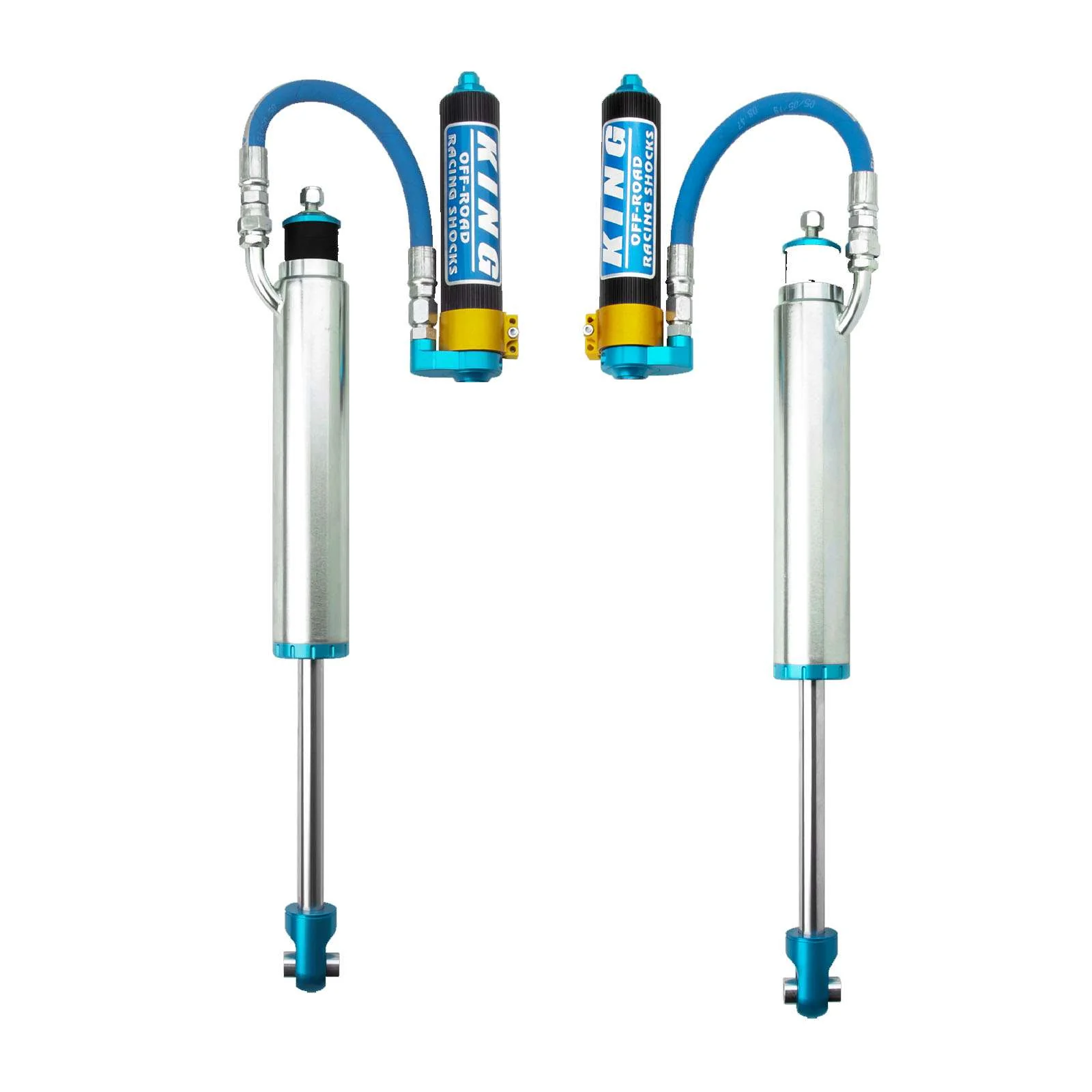 King Shocks 2.5 Performance w/ Remote Reservoir Shocks Rear Pair for 1999-2006 Mitsubishi Montero 4WD RWD - Image 2