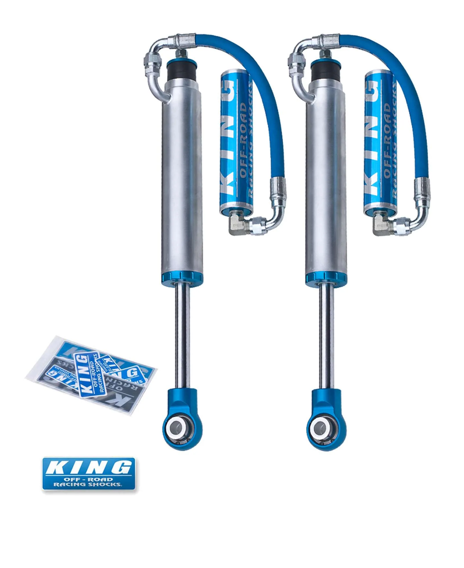 King Shocks 2.5 Performance w/ Remote Reservoir Shocks Rear Pair for 2008-2021 Toyota Land Cruiser 200 4WD - Image 2