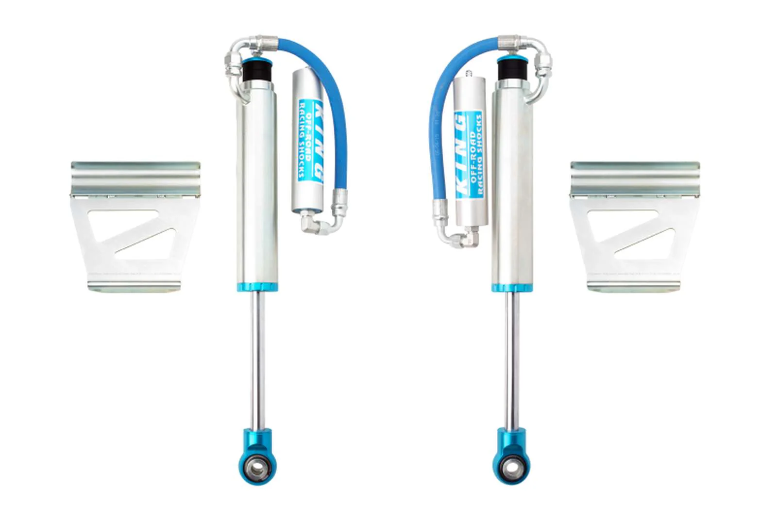 King Shocks 2.5 Performance w/ Remote Reservoir Shocks Rear Pair for 2009-2020 Toyota Land Cruiser 150 4WD - Image 2