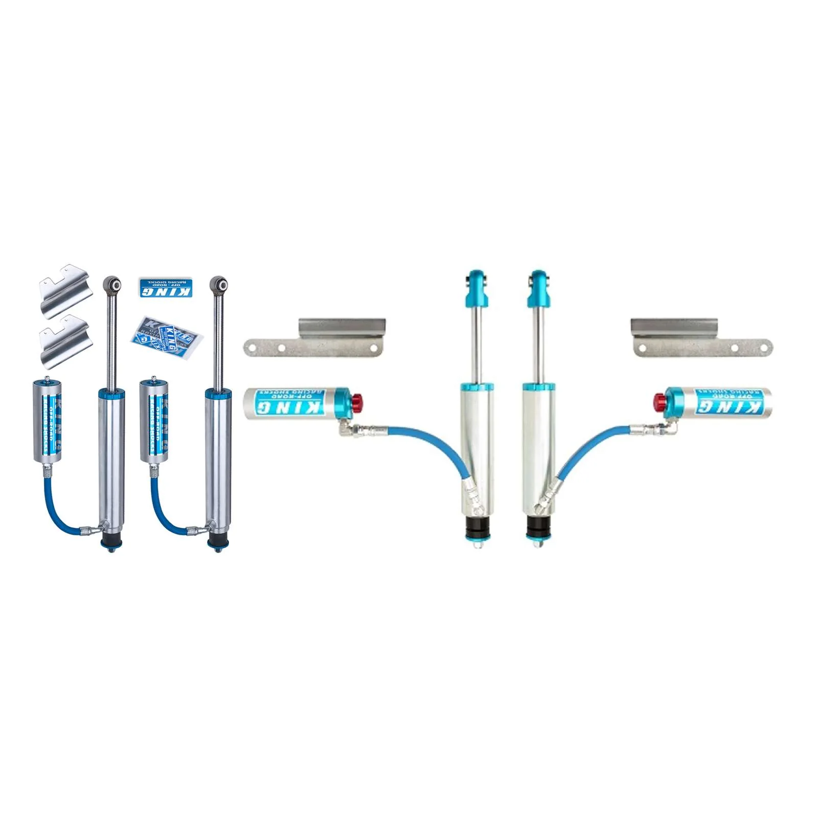 King Shocks 2.5 Performance w/ Remote Reservoir Shocks Set for 1998-2012 Toyota Land Cruiser 100 4WD - Image 3