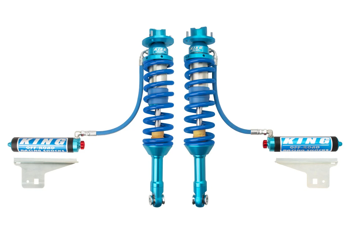 King Shocks 3.0 Performance Coilovers w/ Adjustable Remote Fin Reservoir Pair 30001-407F