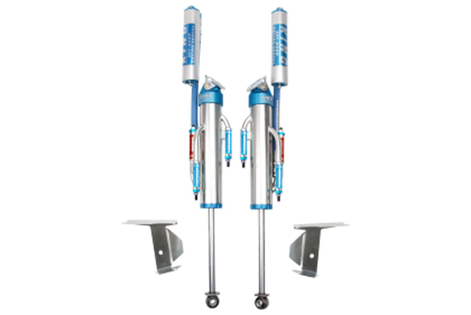 King Shocks 2.5 Performance w/ 3 Tube Bypass Reservoir Shocks Rear Pair for 2007-2018 Jeep Wrangler JK 4WD - Image 2