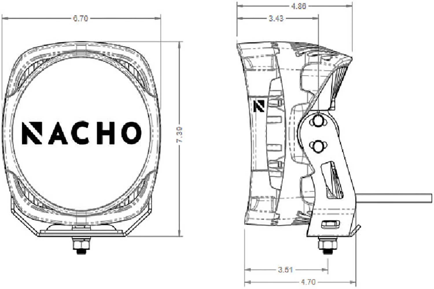 ARB NACHO Grande Amber/White Combo Light - Image 4