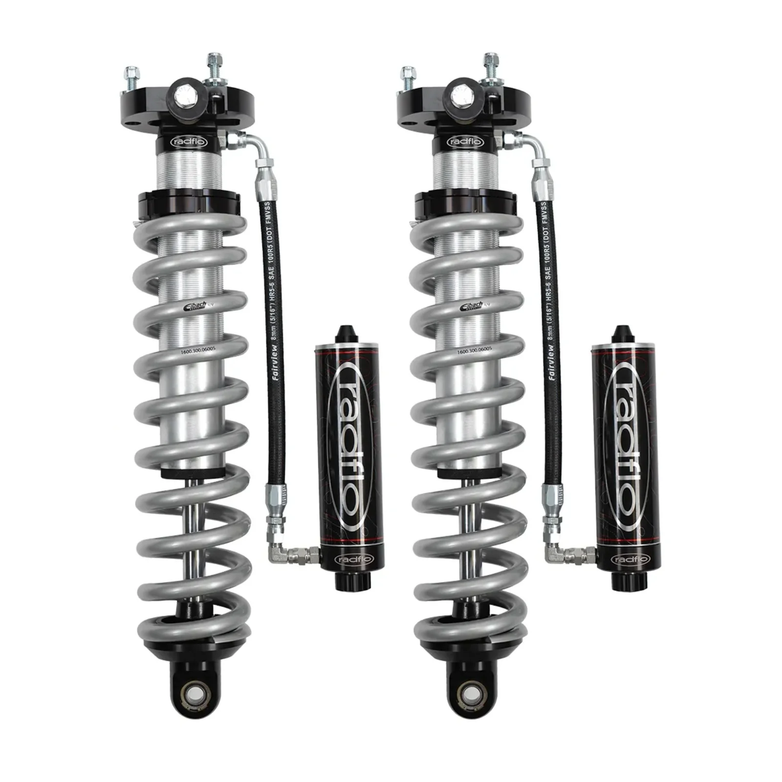 Radflo 2.5 600R Pro Coilover Kit w/Reservoir + Compression Adjuster for 2025-2026 Toyota 4Runner w/2-2.5" lift