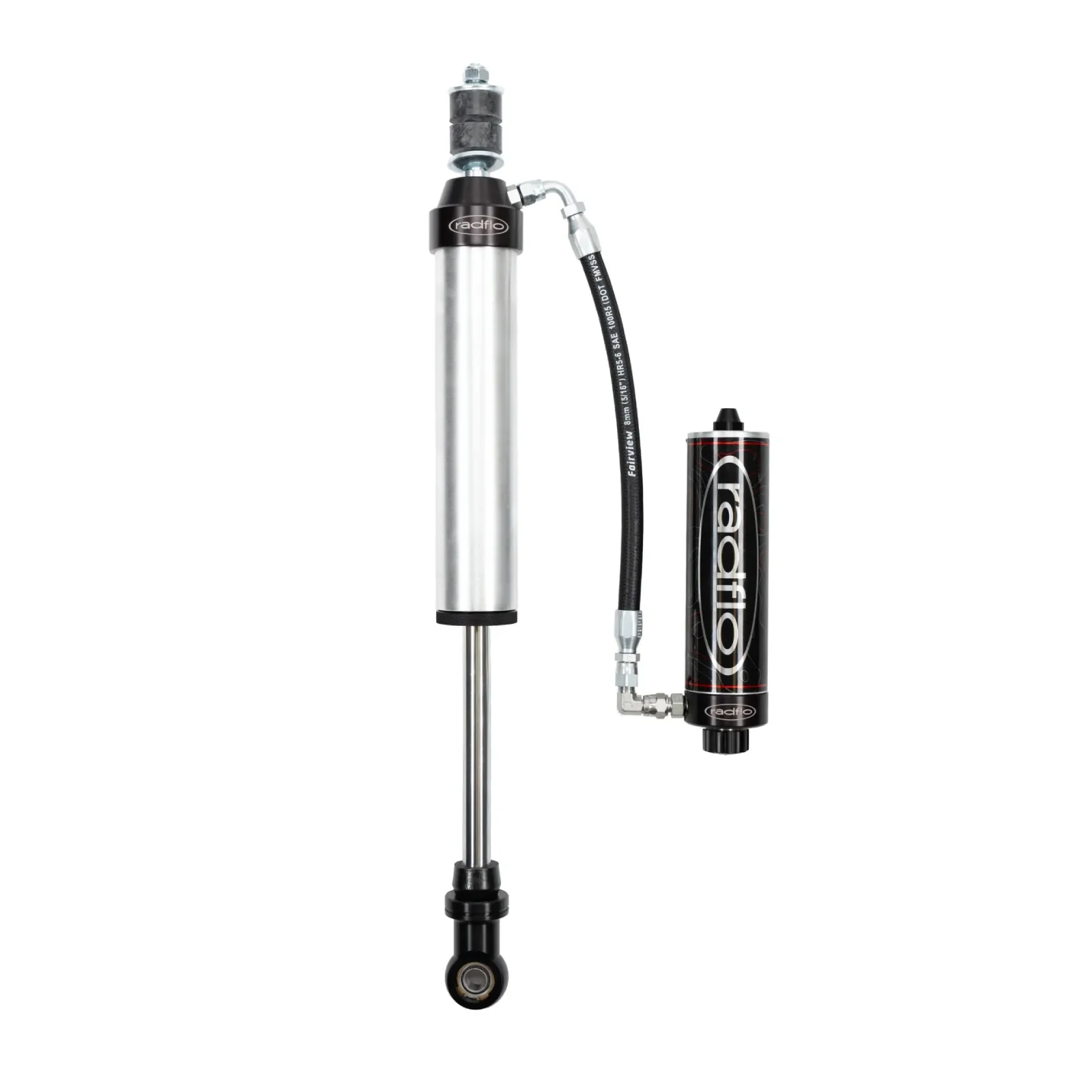 Radflo 2.5 600R Shocks w/Remote Reservoir + HI/LO Compression Adjuster Shocks for 2025-2026 Toyota Land Cruiser Rear