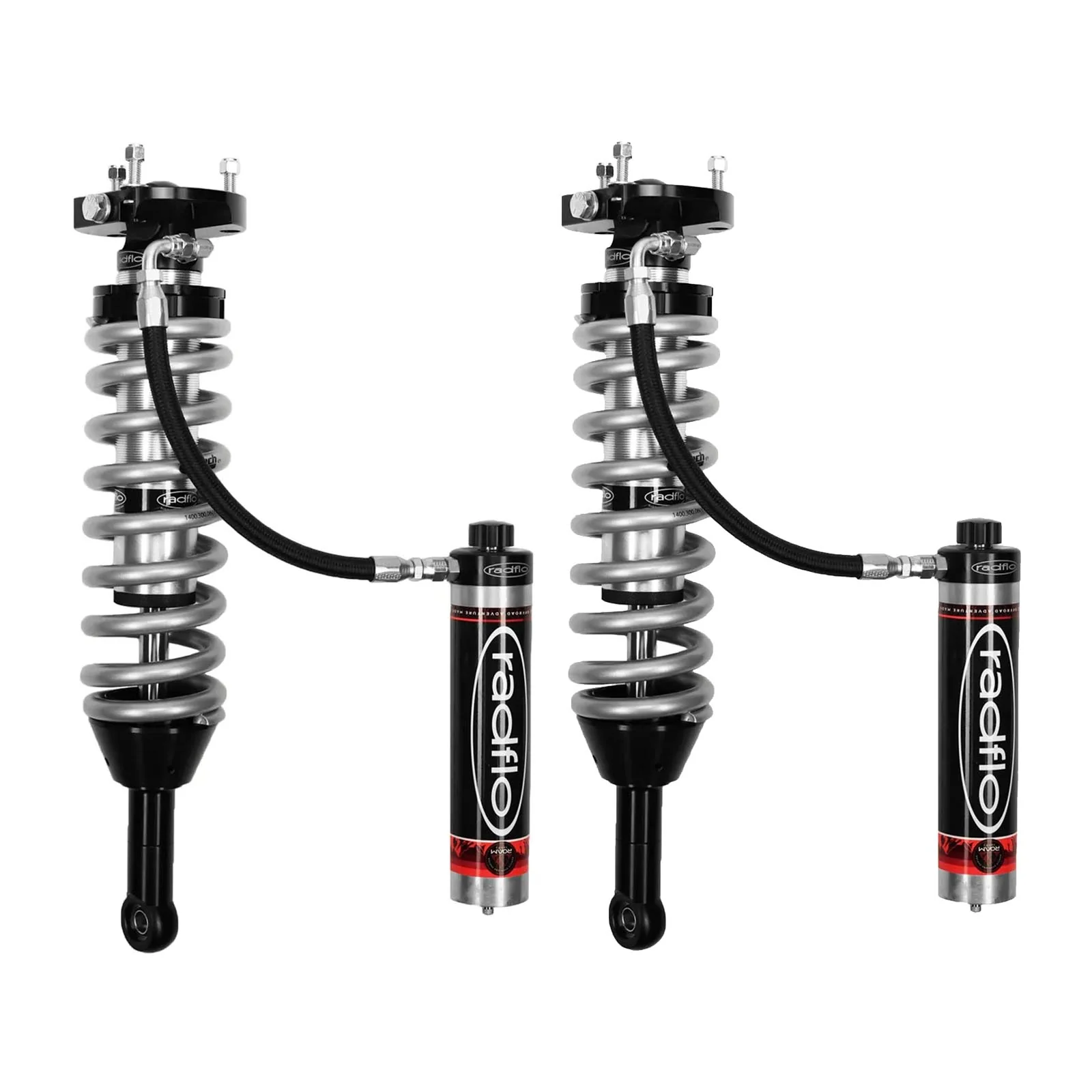 Radflo 2.5 Roam Adjustable Coilover Front Pair for 2010-2024 Toyota 4Runner w/2.5" lift
