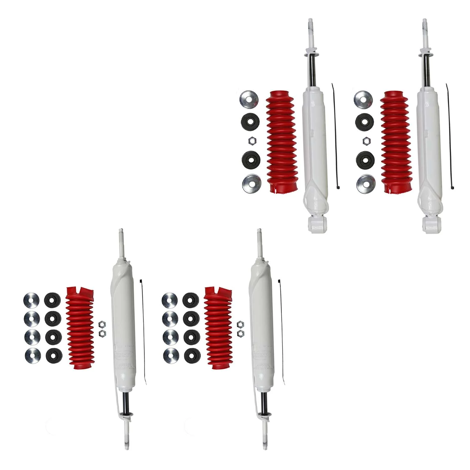 Rancho RS5000X Gas Shocks Set for 1996-1997 Lexus LX450 4WD w/0" lift