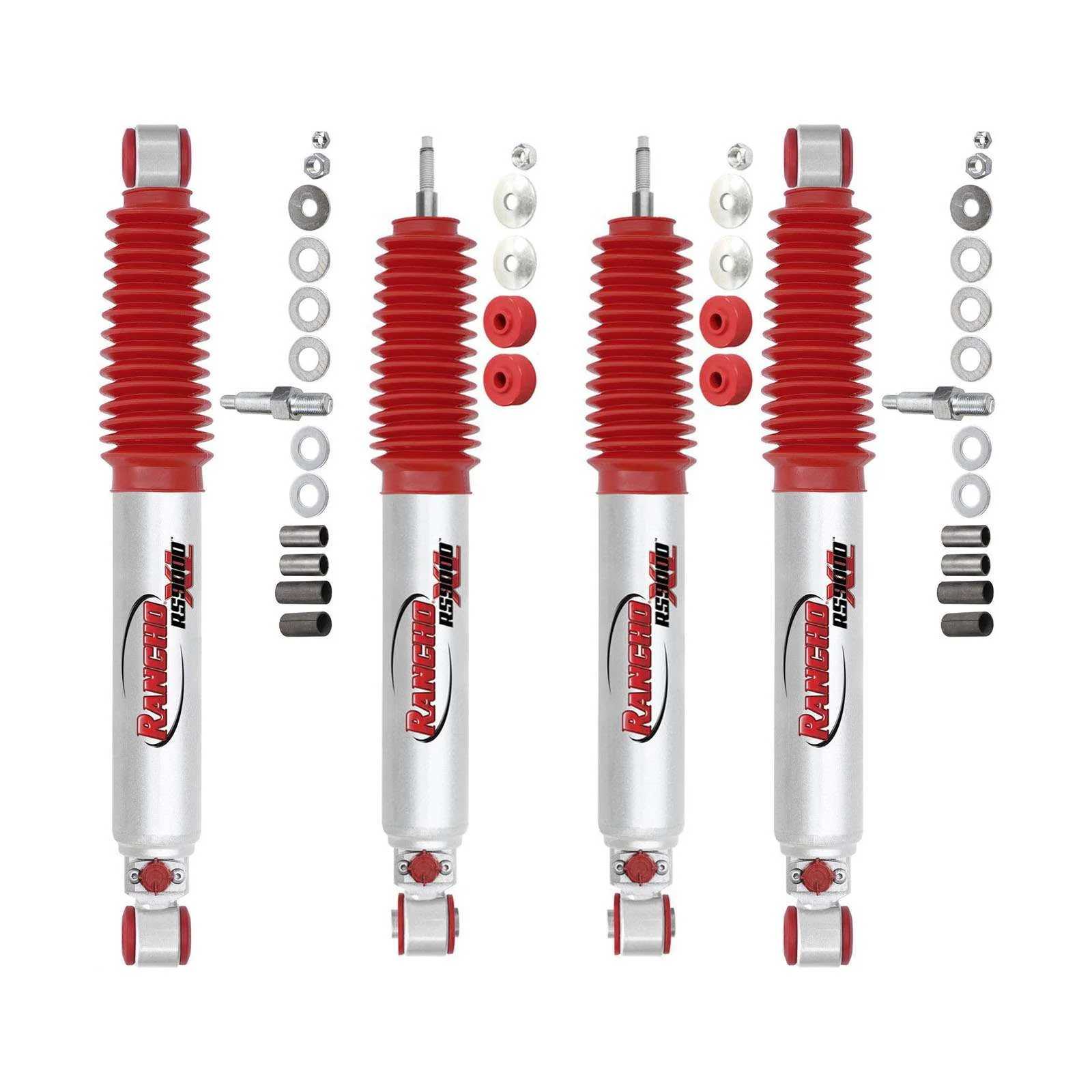 Rancho RS9000XL Adjustable Shocks Set for 1986-1995 Jeep Wrangler 4WD YJ 2.5" Rear