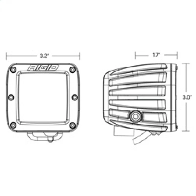 Rigid Industries D-Series SAE Fog Yellow/White Pair - Image 9