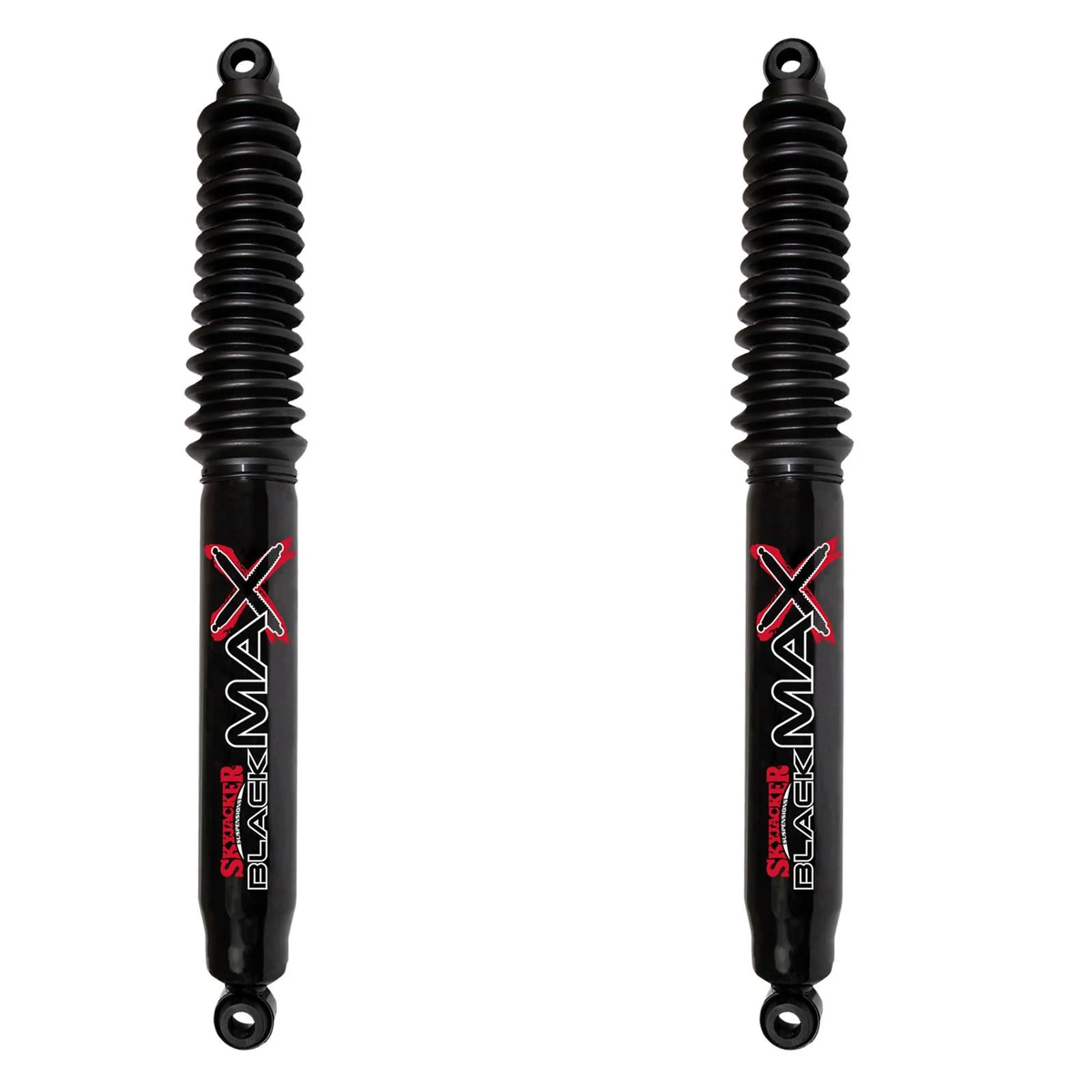 Skyjacker Black MAX Hydro Shocks Rear Pair for 2014-2018 GMC Sierra 1500 4WD RWD w/1.5-3" lift