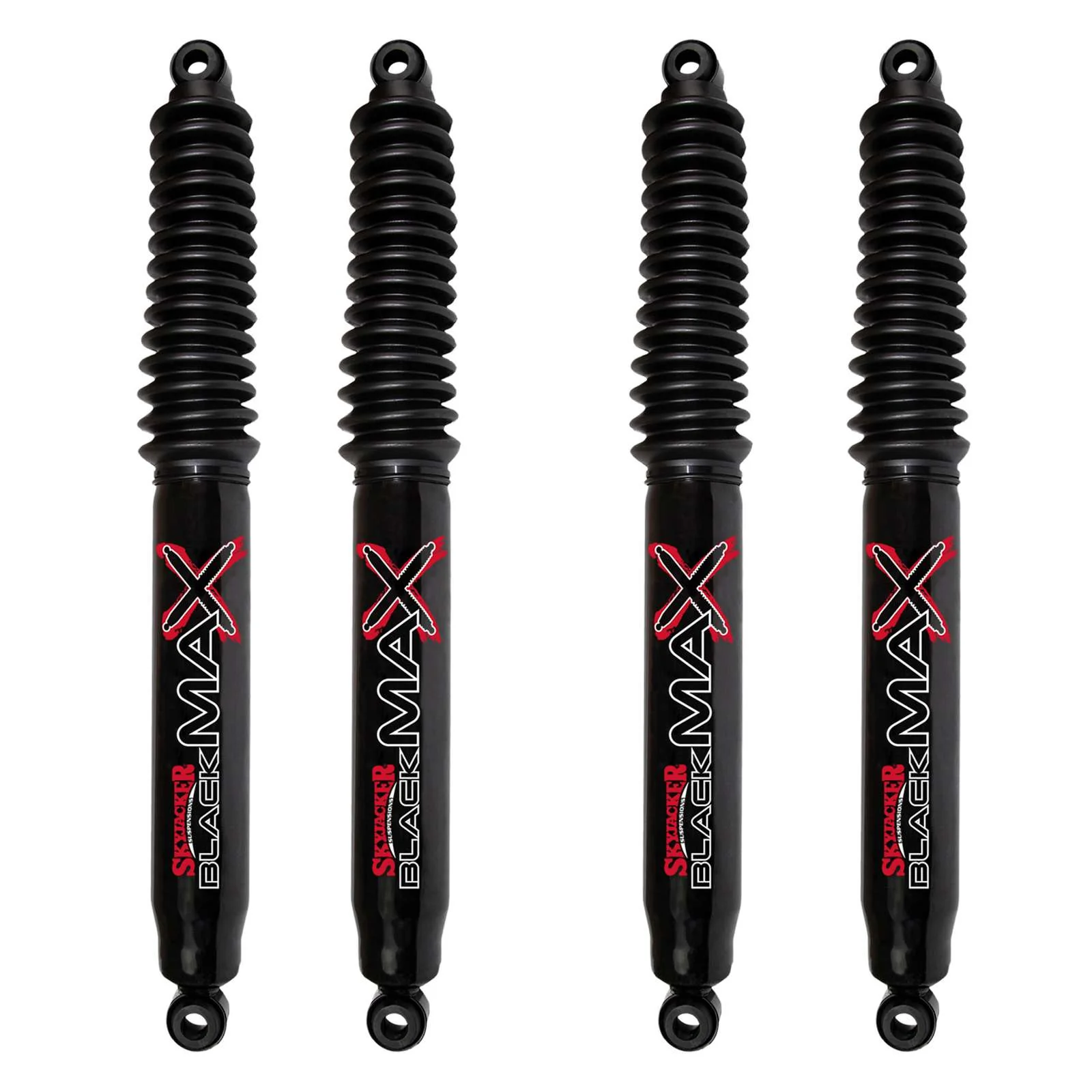 Skyjacker Black MAX Hydro Shocks Set for 1976-1981 Jeep CJ5 4WD - Image 6