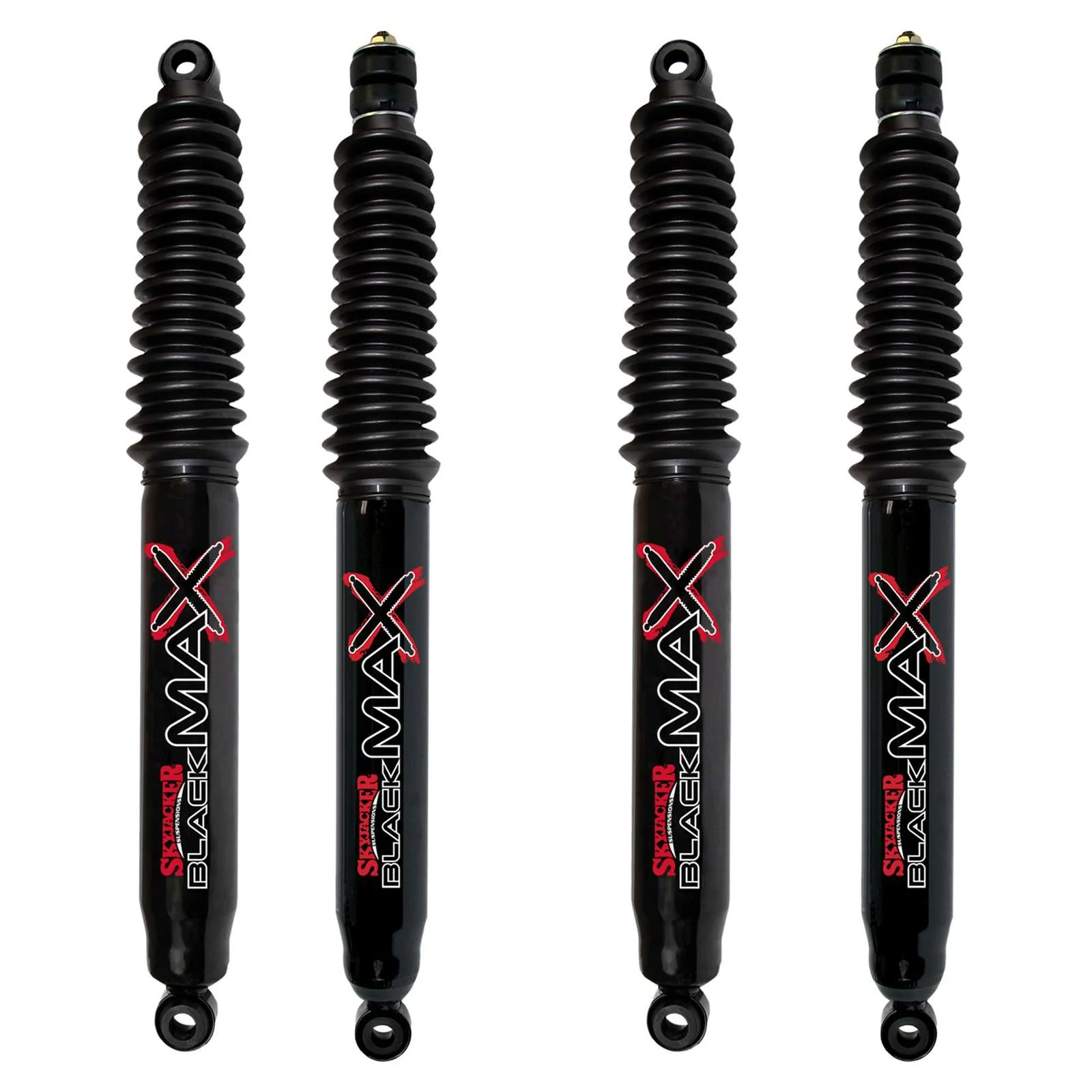 Skyjacker Black MAX Hydro Shocks Set for 2001-2010 GMC Sierra 2500 HD 4WD - Image 7