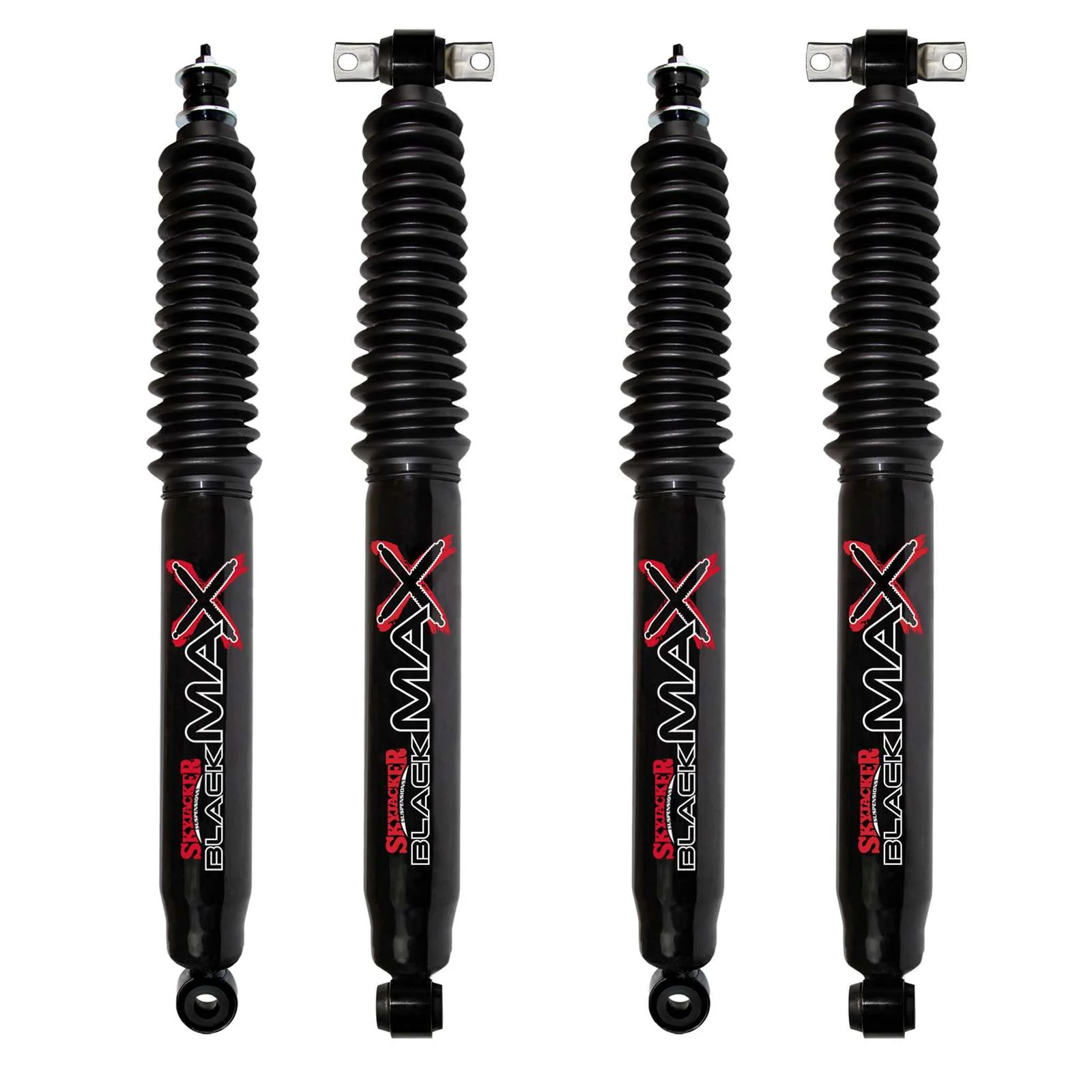 Skyjacker Black MAX Hydro Shocks Set for 2007-2018 Jeep Wrangler JK 4WD - Image 6