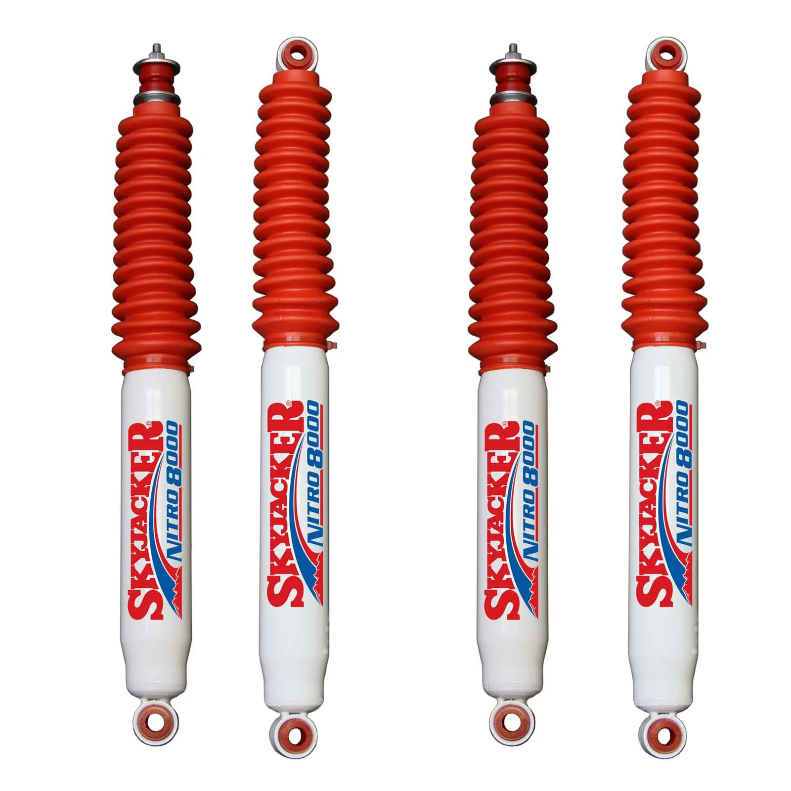 Skyjacker N8000 Nitrogen Gas Shocks Set for 1980-1985 Ford F350 4WD Leafs
