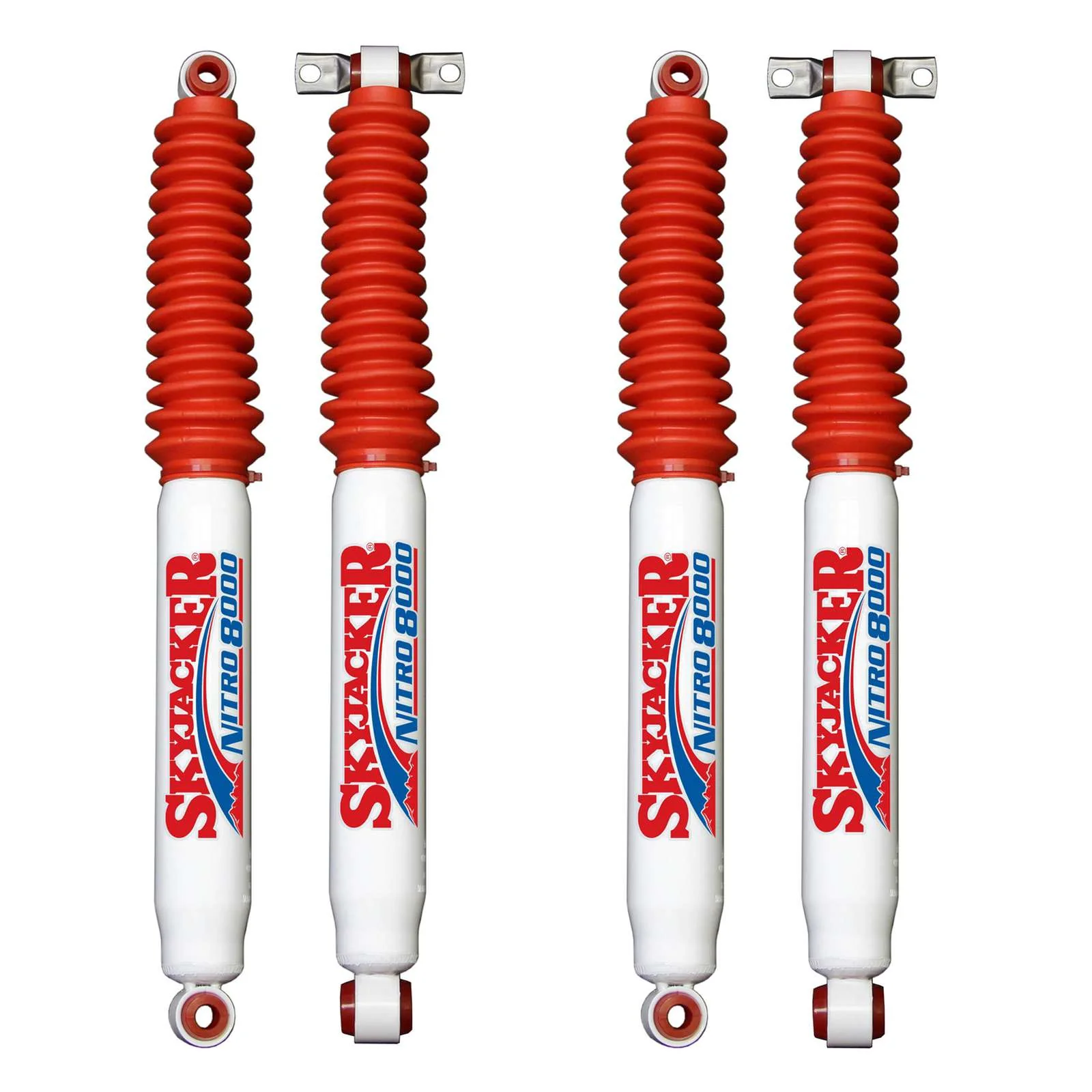 Skyjacker N8000 Nitrogen Gas Shocks Set for 1988-1998 Chevrolet K2500 4WD